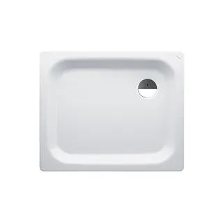 Laufen Duschwanne PLATINA 900x750x65 Stahl Abl. seitl. inkl.Schallschutz we