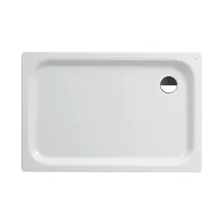 Laufen Duschwanne PLATINA 800x1200x65 Stahl Abl. seitl. inkl.Schallschutz we