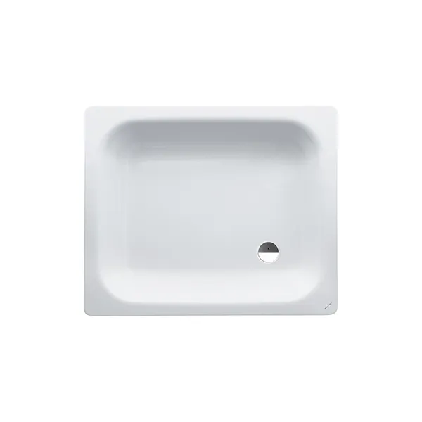 Laufen Duschwanne PLATINA 750x900x150 Stahl Abl. seitl. inkl.Schallschutz we
