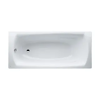 Laufen Einbau-Badewanne PALLADIUM 800x1800x430 Stahl inkl.Schallschutz weiß