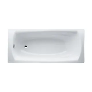 Laufen Einbau-Badewanne PALLADIUM 750x1700x430 Stahl inkl.Schallschutz weiß