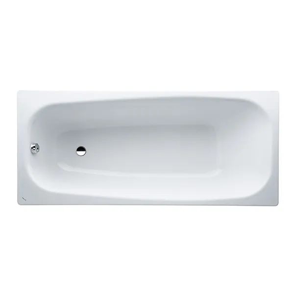 Laufen Einbau-Badewanne PRO 750x1700x410 Stahl inkl.Schallschutz weiß
