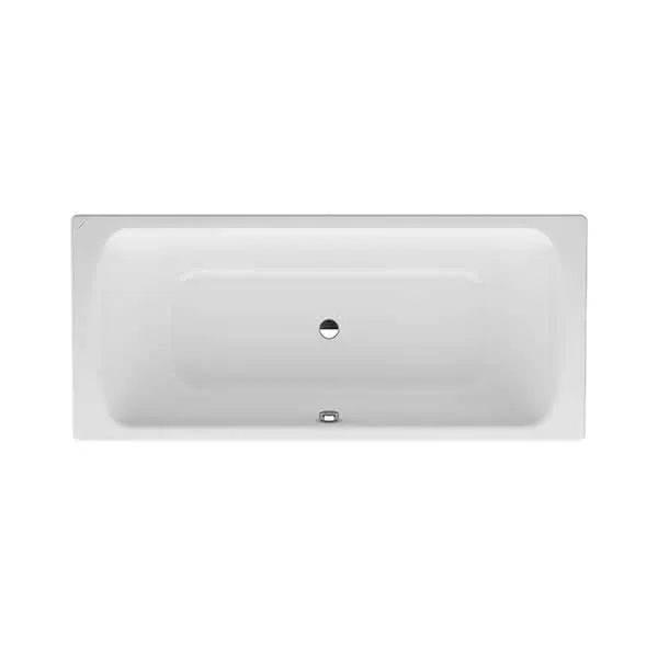 Laufen Einbau-Badewanne PRO 750x1700x450 Stahl inkl.Schallschutz weiß