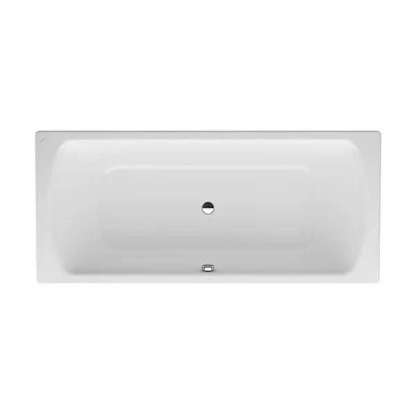 Laufen Einbau-Badewanne PRO 800x1800x450 Stahl inkl.Schallschutz weiß