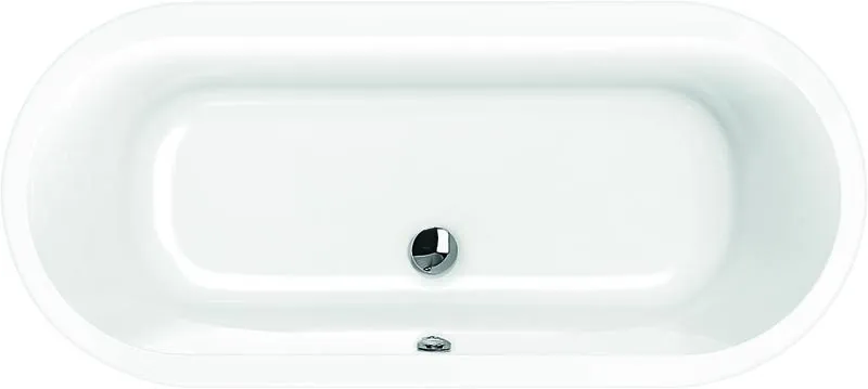 sanibel 5001-Acryl-Badewanne oval A15 1800x800x490mm weiß