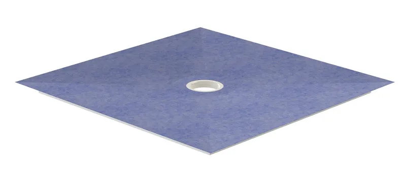 sanibel-Hartschaum-Duschelement PLAN A16 SKR 32010 Ablauf mittig 800x800x40mm