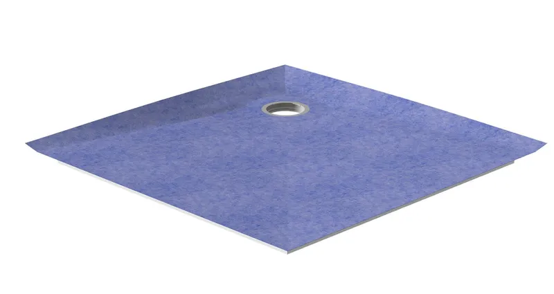 sanibel-Hartschaum-Duschelement PLAN A16 SKR32019 Abl. außermittig 1200x1200x60mm