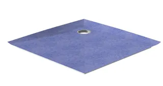 sanibel-Hartschaum-Duschelement PLAN A16 SKR32015 Abl. außermittig 1000x1000x50mm