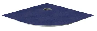 sanibel-Hartschaum-Duschelement PLAN A16 SKR32052 außermit V-Kreis 1000x1000x45mm