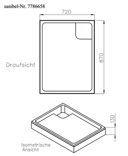 sanibel-Wannenträger für SCALIDO Stahl- Duschwanne superflach 900x750mm – Bild 2