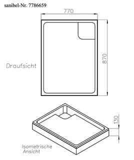 sanibel-Wannenträger für SCALIDO Stahl- Duschwanne superflach 900x800mm – Bild 2