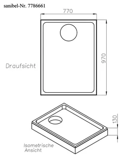 sanibel-Wannenträger für SCALIDO Stahl- Duschwanne superflach 1000x800mm – Bild 2