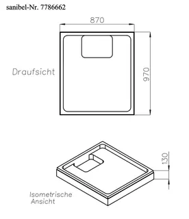 sanibel-Wannenträger für SCALIDO Stahl- Duschwanne superflach 1000x900mm – Bild 2