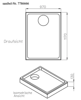 sanibel-Wannenträger für SCALIDO Stahl- Duschwanne superflach 1200x1000mm – Bild 2
