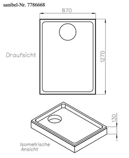 sanibel-Wannenträger für SCALIDO Stahl- Duschwanne superflach 1300x900mm – Bild 2