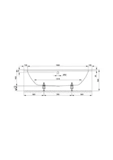 sanibel 4001-Stahl-Badewanne Duo A16 1900x900x450mm weiß – Bild 3