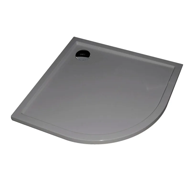 Rund-Brausewanne 100 x 100 x 2,6cm,R:500 aktiv4YOU, rutschhemmend, weiß
