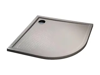 Rund-Brausewanne 100 x 100 x 2,6cm,R:500 aktiv4YOU, rutschhemmend, weiß – Bild 2