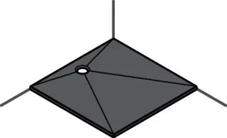 Duschwanne 800 x 800mm, bodeneben trend4YOU, weiß – Bild 3
