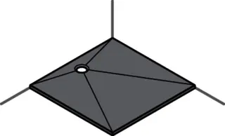 Duschwanne 900 x 800mm, bodeneben trend4YOU, weiß – Bild 3