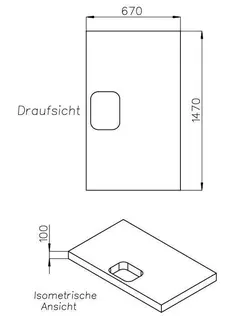 SD Wannenträger für trend4YOU BRW trend4YOU,150x70x3cm, Trägerhöhe: 100mm
