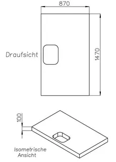 SD Wannenträger für trend4YOU BRW trend4YOU,150x90x3cm, Trägerhöhe: 100mm