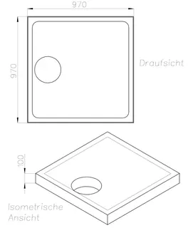 SD Wannenträger für trend4YOU BRW trend4YOU,100x100x3cm, Trägerhöhe: 100mm