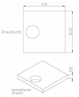 SD Wannenträger für trend4YOU BRW trend4YOU,110x80x3cm, Trägerhöhe: 100mm