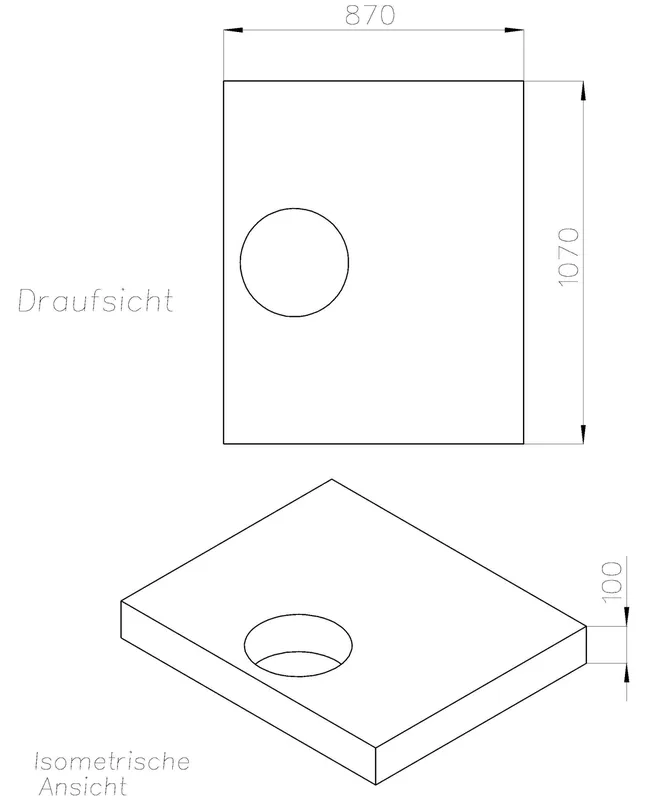 SD Wannenträger für trend4YOU BRW trend4YOU,110x90x3cm, Trägerhöhe: 100mm
