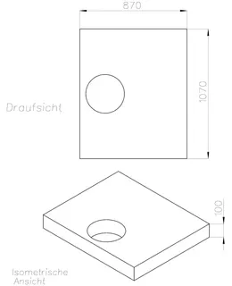 SD Wannenträger für trend4YOU BRW trend4YOU,110x90x3cm, Trägerhöhe: 100mm