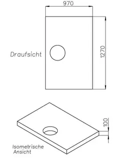 SD Wannenträger für trend4YOU BRW trend4YOU,130x100x3cm, Trägerhöhe: 100mm