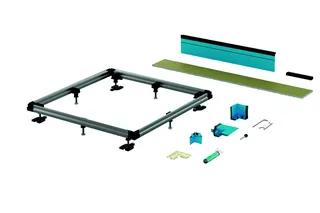 BE ZUB Duschwanne Duschfläche Einbausystem Universal 1400x1000mm