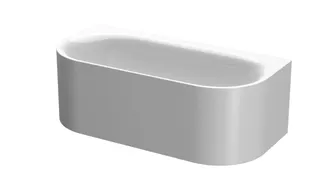 Bette Badewannen Sonderform Lux Oval I Silhouette Weiß 1700x800x450/575mm – Bild 2