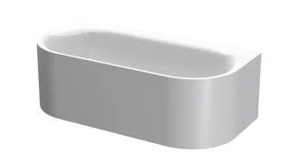 Bette Badewannen Sonderform Lux Oval I Silhouette Weiß 1800x850x450/575mm