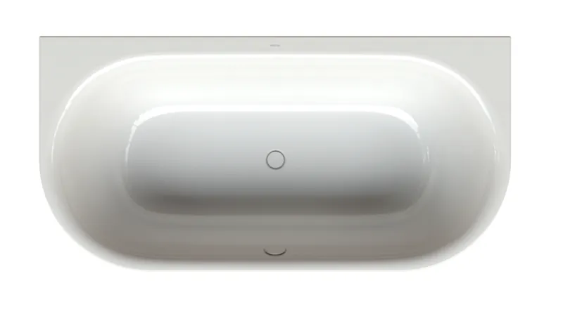 Bette Badewannen Sonderform Lux Oval I Silhouette Weiß 1900x950x450/575mm