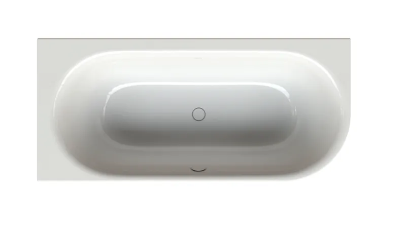 Bette Badewannen Eck Sonderform Lux Oval IV Silhouette Weiß 1750x800x450/575mm