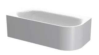 Bette Badewannen Eck Sonderform Lux Oval IV Silhouette Weiß 1850x850x450/575mm – Bild 2