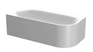 Bette Badewannen Eck Sonderform Lux Oval IV Silhouette Weiß 1850x850x450/575mm – Bild 4