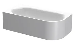 Bette Badewannen Eck Sonderform Lux Oval IV Silhouette Weiß 1950x950x450/575mm – Bild 2