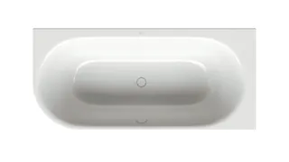 Bette Badewannen Eck Sonderform Lux Oval V Silhouette Weiß 1750x800x450/575mm