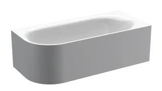 Bette Badewannen Eck Sonderform Lux Oval V Silhouette Weiß 1850x850x450/575mm – Bild 2