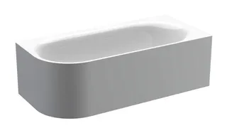 Bette Badewannen Eck Sonderform Lux Oval V Silhouette Weiß 1850x850x450/575mm – Bild 4
