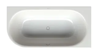 Bette Badewannen Eck Sonderform Lux Oval V Silhouette Weiß 1950x950x450/575mm