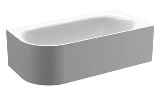 Bette Badewannen Eck Sonderform Lux Oval V Silhouette Weiß 1950x950x450/575mm – Bild 2