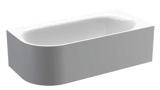Bette Badewannen Eck Sonderform Lux Oval V Silhouette Weiß 1950x950x450/575mm – Bild 4