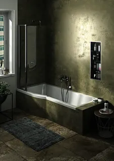 Ideal Standard Raumspar-Badewanne Connect Air, Version re., 1695x795x390mm, Weiß – Bild 4