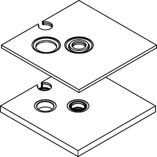 Kermi Unterbau UZE 080080 L 800 x B 800 x H 90 mm – Bild 2