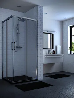 Ideal Standard Quadrat-Brausewanne Ultra Flat S 900x900x30mm, Schiefer – Bild 4