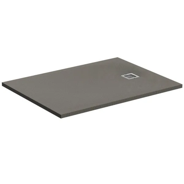Ideal Standard Rechteck-Brausewanne Ultra Flat S, 1600x800x30mm, Quarzgrau