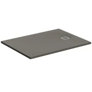 IS Rechteck-Brausewanne Ultra Flat S, 1400x900x30mm, Quarzgrau